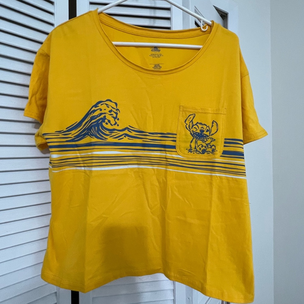 Disney Parks Stitch Crop Top - Large